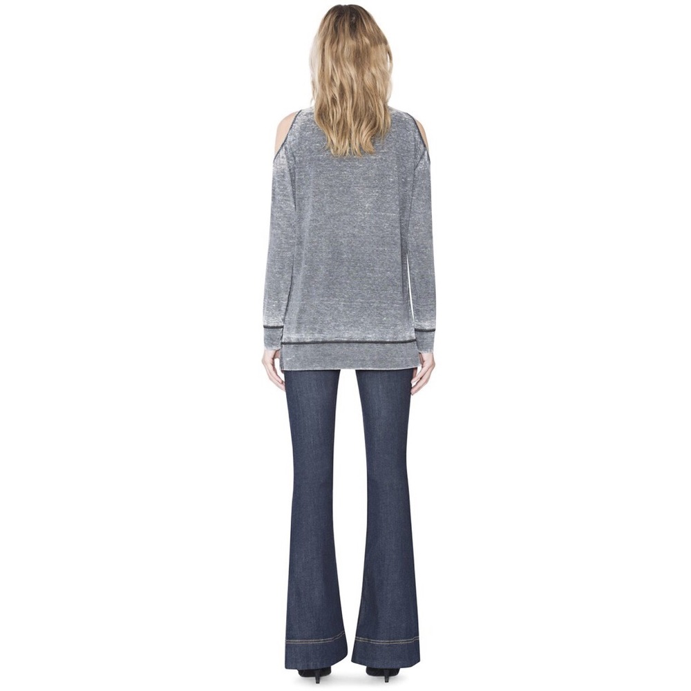 alice & olivia Cold Shoulder Sweatshirt (M) NWT - Picture 3 of 8